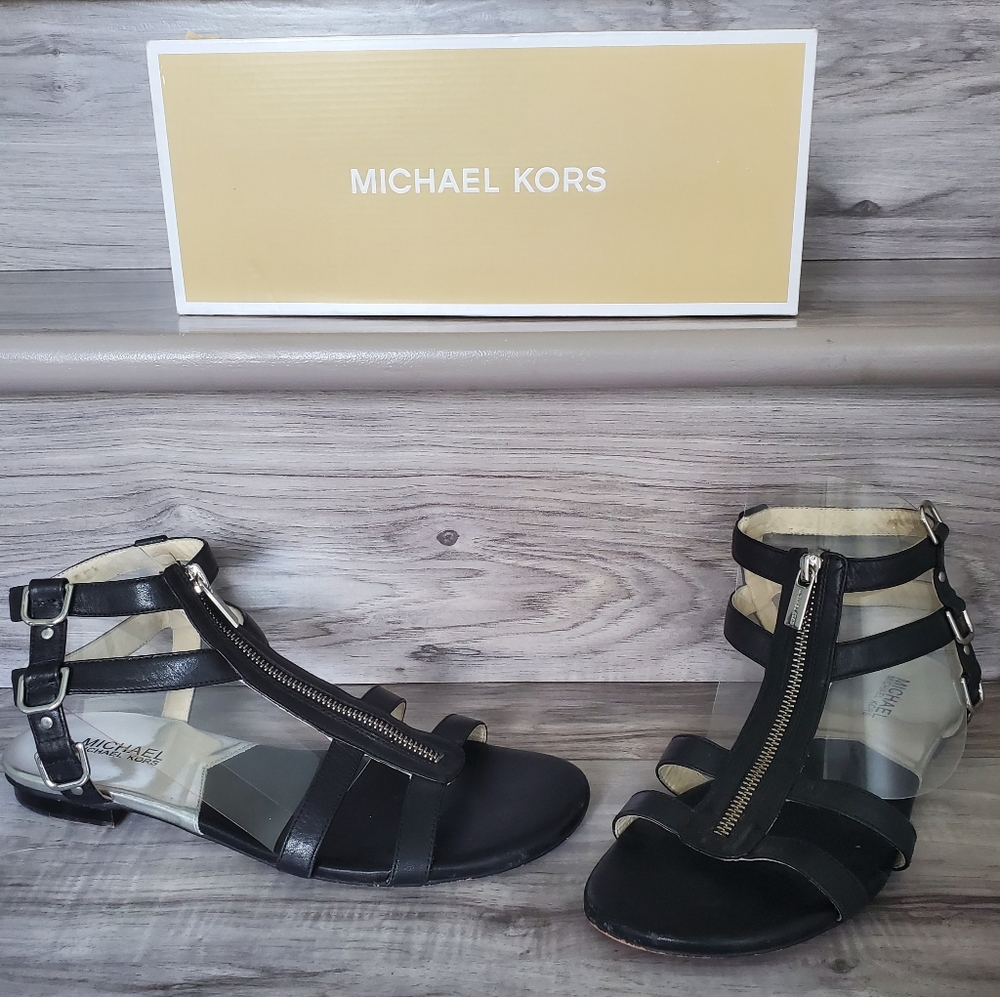 Michael Kors leather sandals